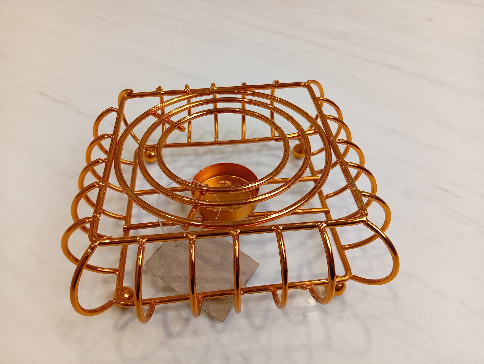 Поставка для чайников, золотой цвета со скидкой цена, прямоугольник