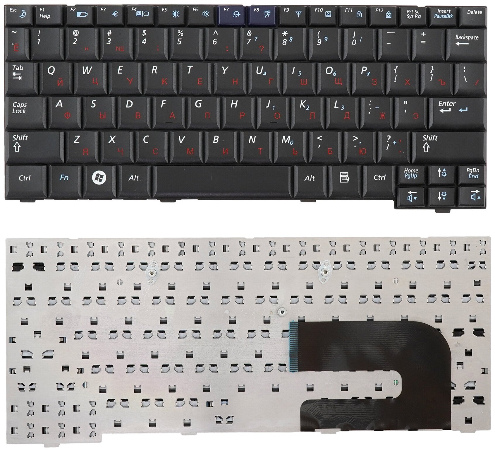 Клавиатура для ноутбука Samsung NC10 черная 840₽