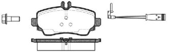 Дисковые тормозные колодки передние REMSA 0650.22 для Mercedes-Benz Vaneo (4 шт.)