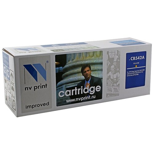 картридж nv print для canon i sensys lbp5000 5100 cartridge 707 cyan Картридж тонер NV-print CB542A Yellow желтый