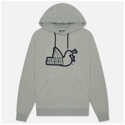 Мужская толстовка Peaceful Hooligan Outline Dove Hoodie серый , Размер M