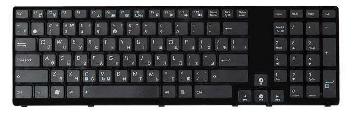 Клавиатура для ноутбука Asus K93SM K93SV K95VJ K95VB K95VM X93SV K95VJ K93SM K95VM K93SV K93 K95 pn 04GN6S1KRU00-7 1900₽