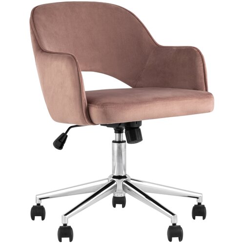 Кресло офисное стул груп Кларк, велюр, серый