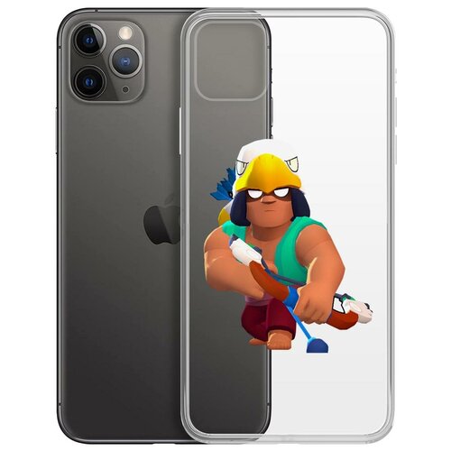 фото Чехол-накладка clear case brawl stars-бо для iphone 11 pro max krutoff group