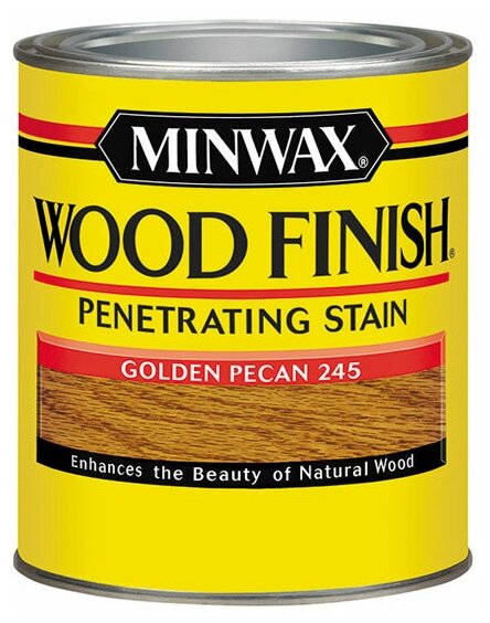 Масло для дерева и мебели Minwax Wood Finish. 245 Золотой пекан, 946 мл. Тонирующая пропитка - морилка для дерева