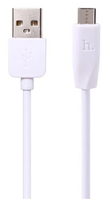 Аксессуар Hoco X1 Rapid USB - MicroUSB 1m White 6957531032038