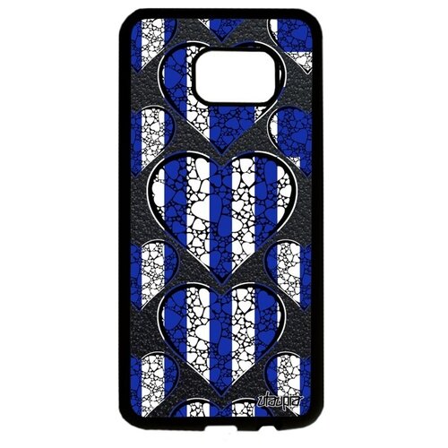 фото Новый чехол на мобильный // samsung galaxy s7 edge // "флаг греции с сердцем" дизайн патриот, utaupia, цветной