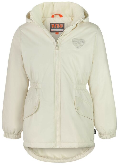 Куртка KISU демисезонная, размер 110, белый