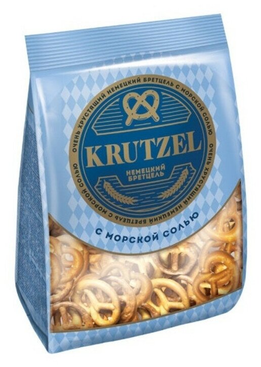 Крекер крендельки Krutzel Бретцель с солью 250г ПК015