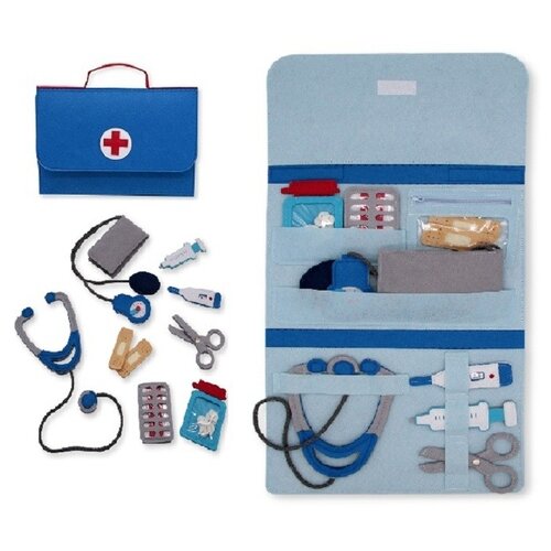 Набор доктора Santa Lucia Доктор (6006) деревянный игровой набор 2в1 машина скорой помощи и инструменты доктора сюжетно ролевые игрушки