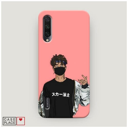 фото Чехол пластиковый xiaomi mi a3 в маске 2 case place