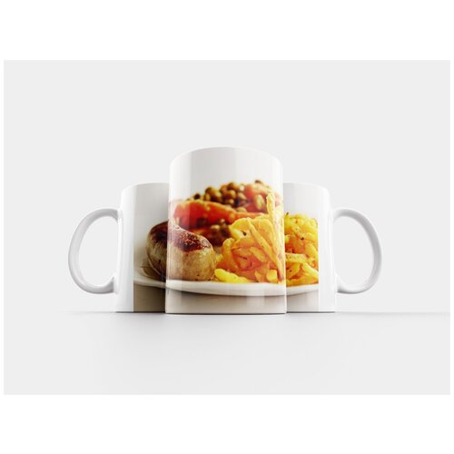 фото Кружка "колбаса, овощи, лапша" 320 мл lotsprints