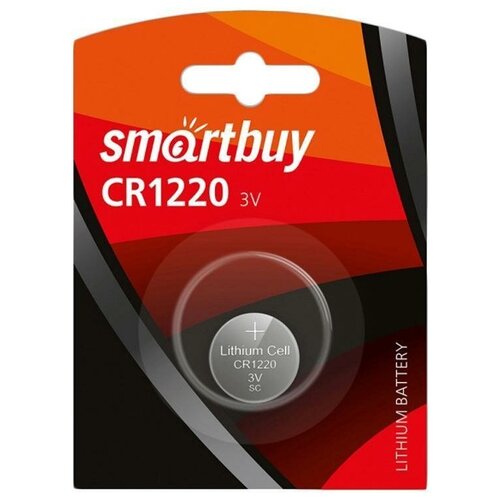 Батарейка SmartBuy CR1220 (3 В) литиевая (блистер, 1шт.)