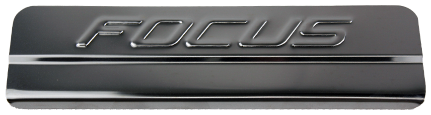 Накладки на пороги Форд Фокус 2 Рестайлинг / Ford Focus 2 Рестайлинг (2007-2011)