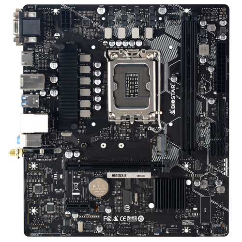 Материнская плата BIOSTAR H610MX-E (LGA1700, mATX)