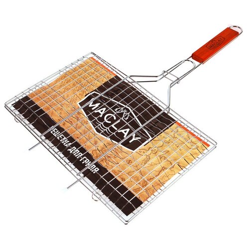 фото Решетка гриль для мяса 22 х 34 х 55 см, lux, средняя maclay