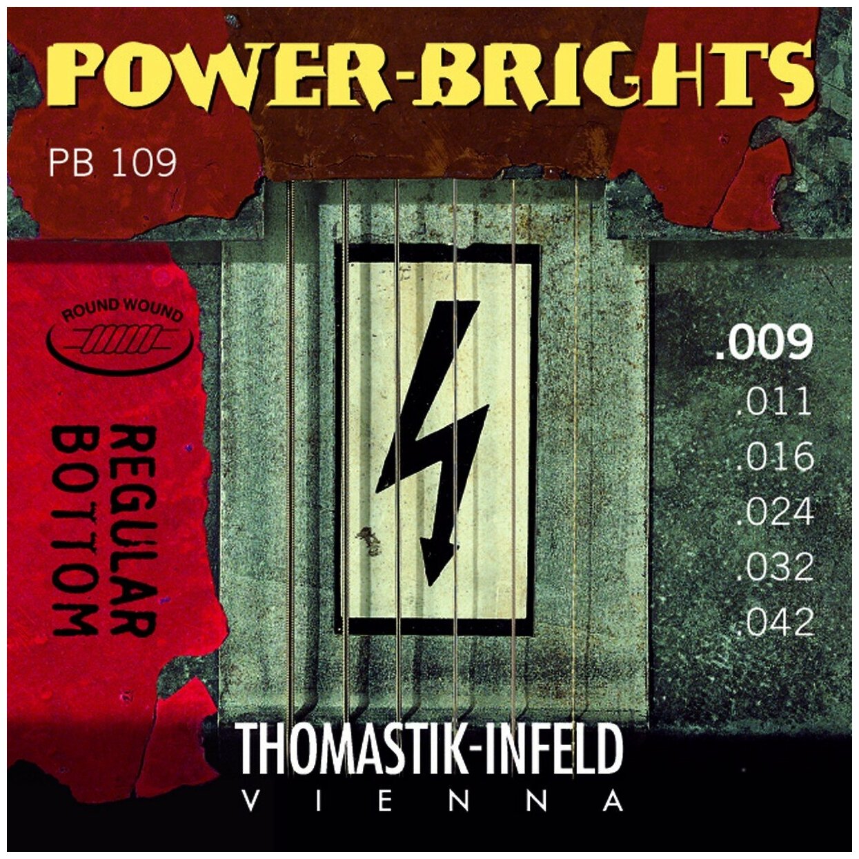 THOMASTIK Power Brights PB109T струны для электрогитары 9-42