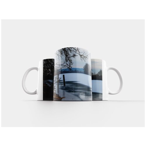 фото Кружка "поток, замороженный, зима" 320 мл lotsprints