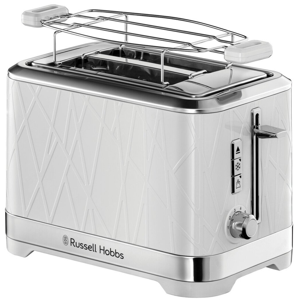 Тостер Russell Hobbs 28090-56 Structure 2S Toaster White - фото №2