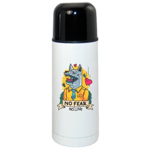 фото Термос coolpodarok прикол волк no fear