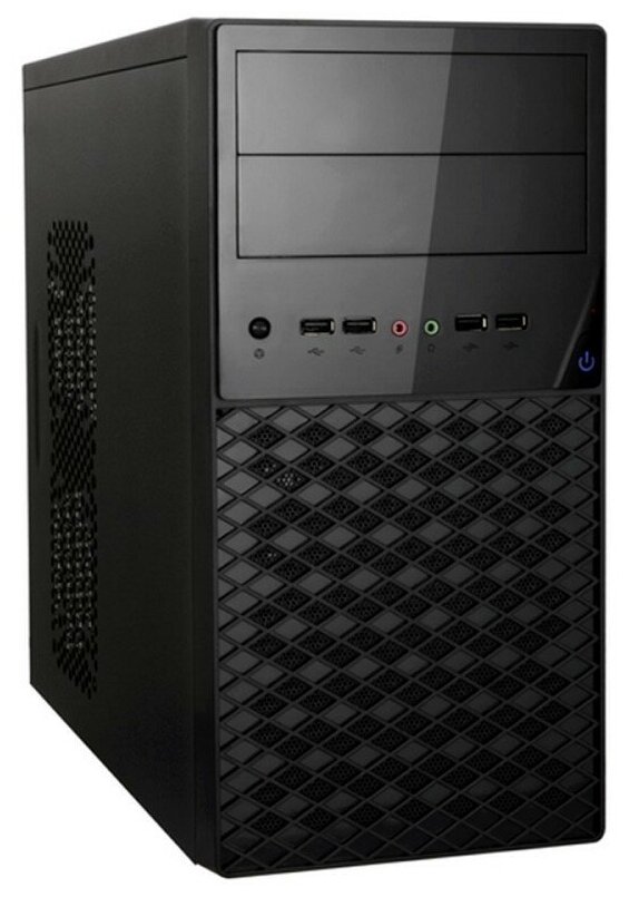 EXEGATE Корпуса EX284029RUS Корпус Minitower BA-203U Black, mATX, , 2 USB+1 USB3.0, Audio