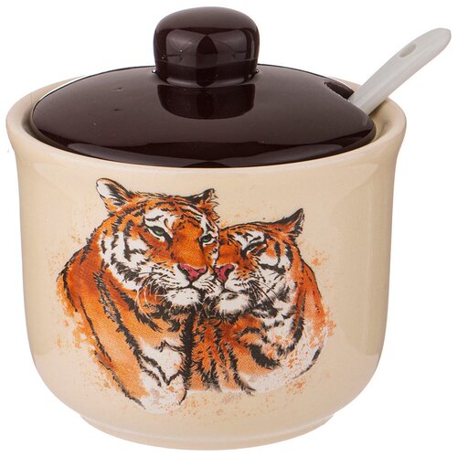 фото Сахарница с ложкой 300 мл agness (158812)