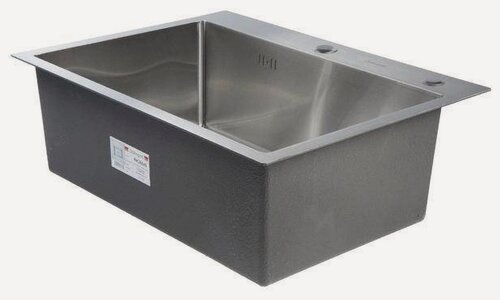 Изображение товара Врезная кухонная мойка 60 см, Gerhans K36045, нержавеющая сталь