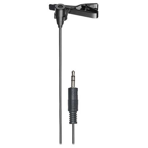 Микрофон проводной Audio-Technica Atr3350x, разъем: mini jack 3.5 mm, черный