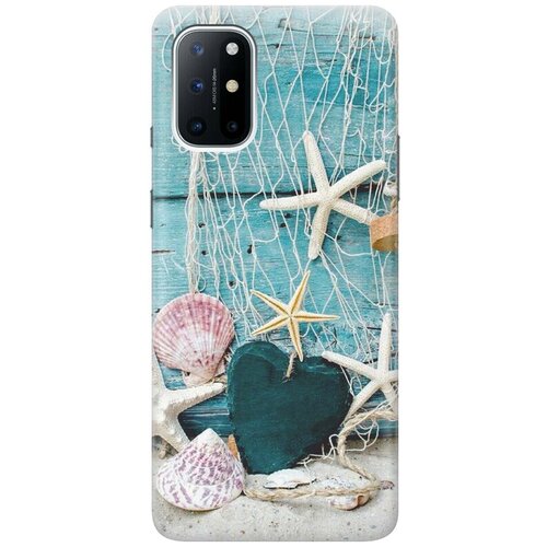 фото Ультратонкий силиконовый чехол-накладка для oneplus 8t с принтом "морские звезды" gosso