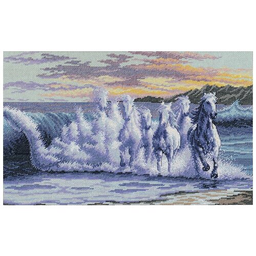 фото Набор для вышивания classic design 4356 бегущие по волнам 41х25 см