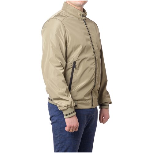 фото Куртка madzerini, размер 46, бежевый