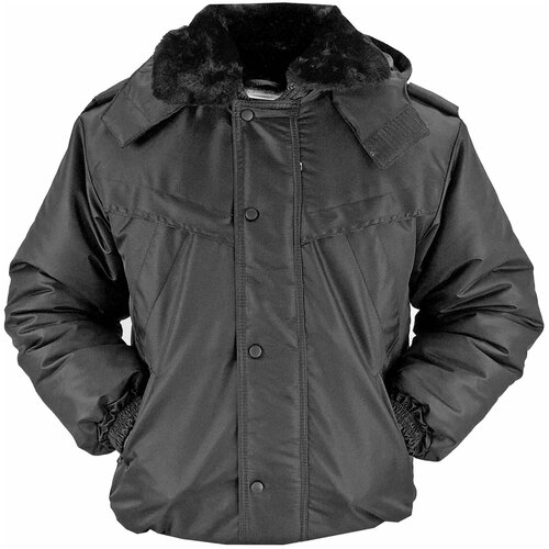 Куртка зимняя черная дюспо короткая (50 / 176 - 182)