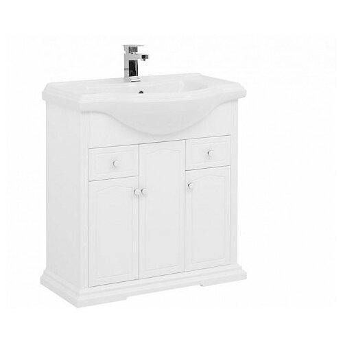 фото Aquanet тумба с раковиной aquanet лагуна классик 80 белая