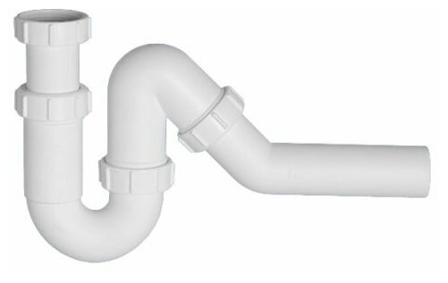 Сифон для раковины McAlpine трубный 40 мм (MRSK12)