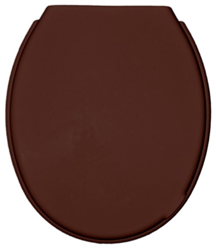 Сиденье для унитаза "Стандарт", коричневый, инкоэр (Россия), арт Стандарт-коричневый