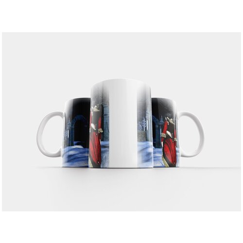 фото Кружка "девочка, снег, кладбище" 320 мл lotsprints