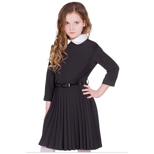 Школьное платье Инфанта, модель 0146, цвет серый, размер 140-68