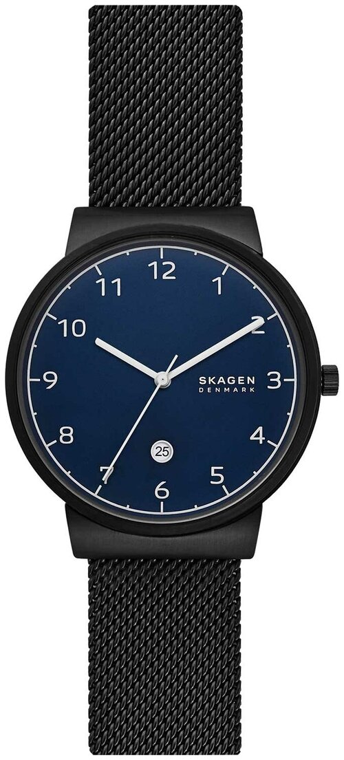 Наручные часы SKAGEN Ancher SKW6566, черный, синий