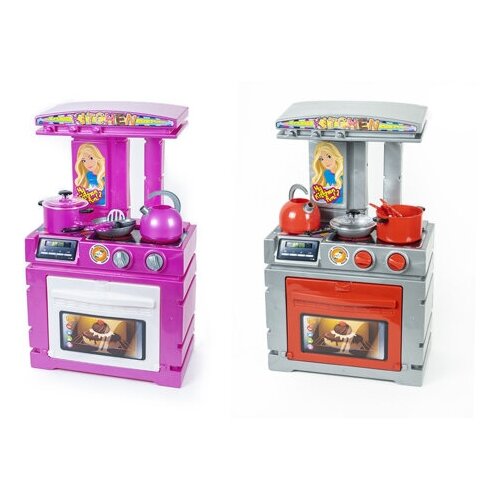 Игрушка Кухня игровая My Kitchen Fun 2, с набором, 7 пр., пакет 905