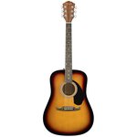 FENDER FA-125 Dreadnought w/bag, SB Гитара акустическая - изображение