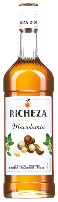 Richeza Сироп для кофе и коктейлей Макадамия 1 литр