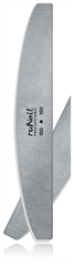 Профессиональная пилка для искусственных ногтей для маникюра и педикюра полукруглая,100/100 грит №0236