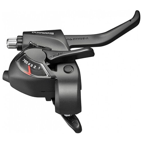 Шифтер Shimano Tourney EF41 правый 7ск трос 2400мм черный ASTEF41R7CL
