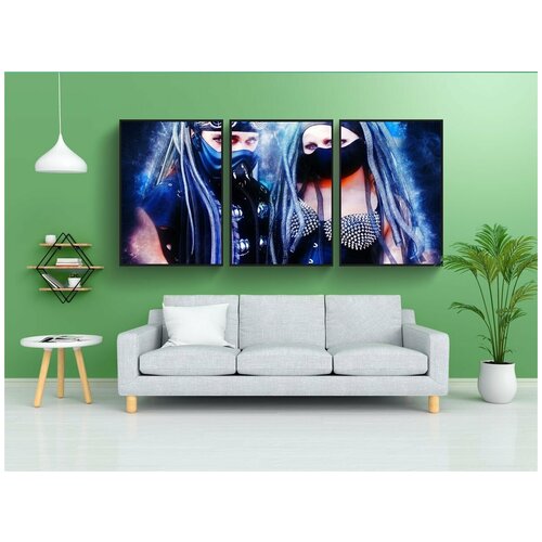 фото Набор модулных постеров для интерьера "фантазия, научная фантастика, внеземной" 60x90 см. в тубусе, без рамки lotsprints