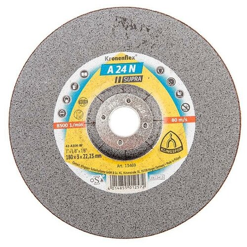 KLINGSPOR Круг отрезной по нержавеющей стали 180x3x22,23мм 13469