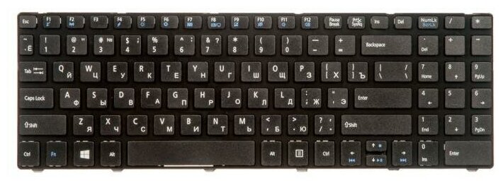 Keyboard / Клавиатура для ноутбука DNS A35FE, 0151280, 0151831, 0153300, MSI CR640 CX640 0KN0-XV6RU01 , черная