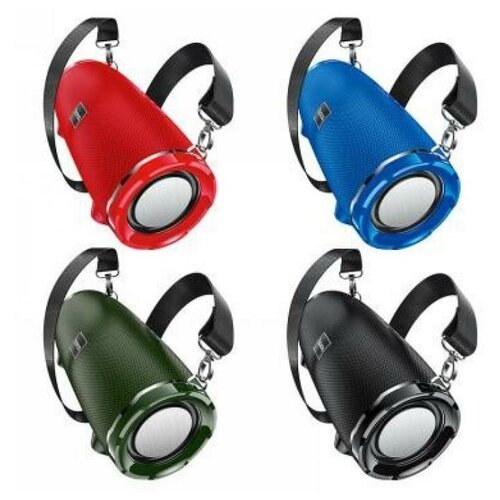 фото Портативная колонка bluetooth hoco hc5 cool enjoy 2*15w, зеленая