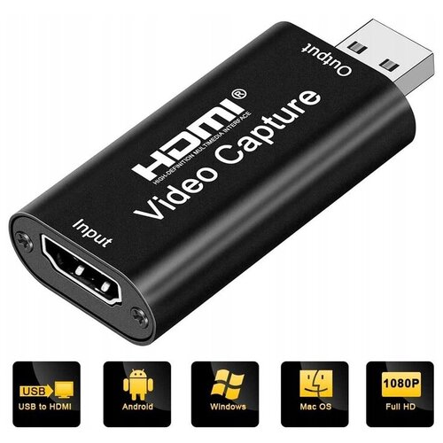 Карта видеозахвата 1080P USB 3.0 To HDMI 60 кадров