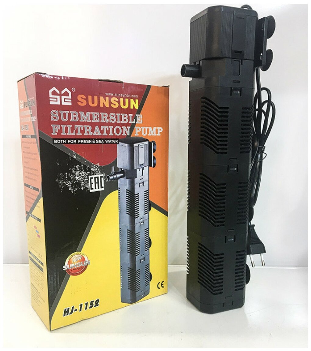 фото Фильтр для аквариума Sunsun HJ-1152 (для акв. 200-350 л. 22 Вт. 1200 лит/час.)