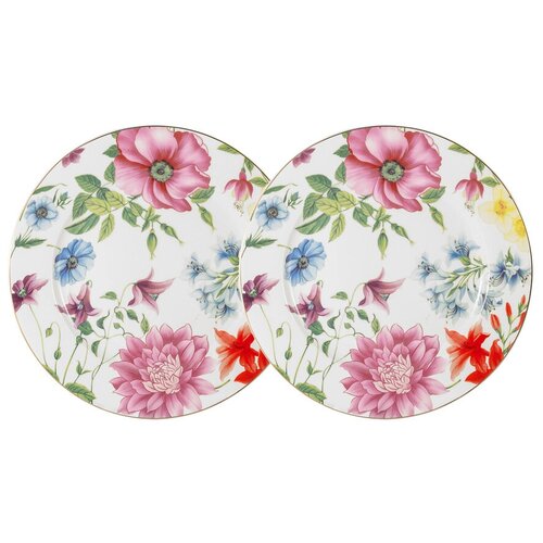 фото Набор из 2-х закусочных тарелок шарм в подарочной упаковке anna lafarg al-05a9-pp-p4